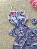 ست ساتن طرح پروانه یاسی