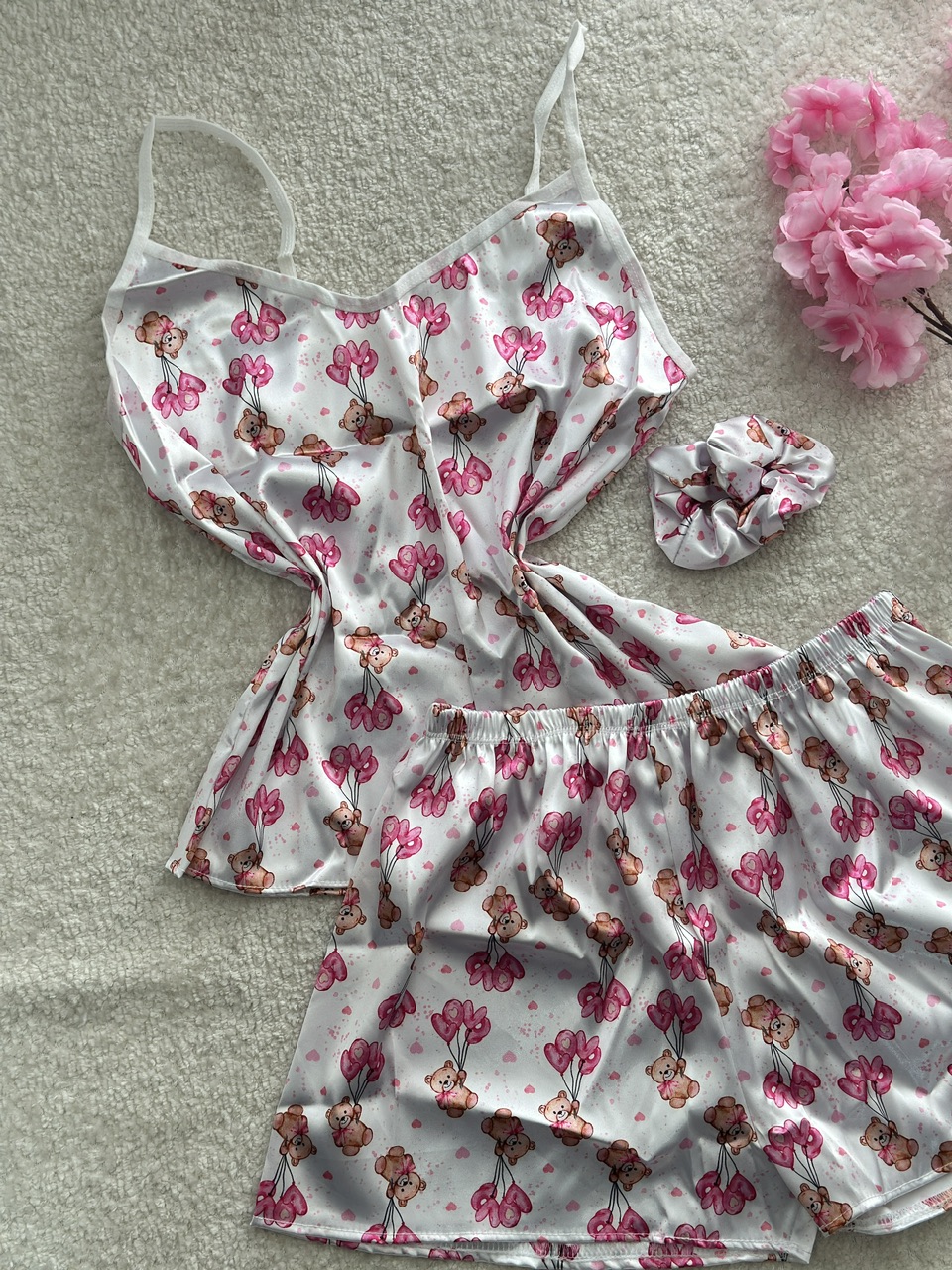 ست ساتن طرح تدی